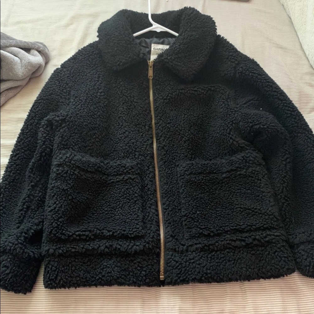 Garage oversized teddy jacket